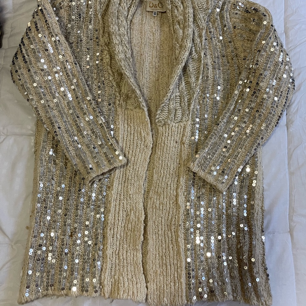Dolce and Gabbana sequin cardigan